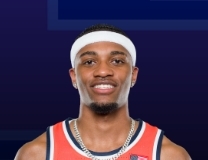 J.J. Starling elevates for slam dunk vs. Stonehill Skyhawks