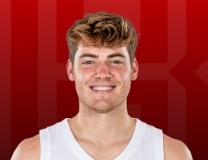 Alex Huibregtse drills basket vs. Indiana State Sycamores