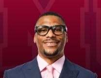 Myron Amey Jr. knocks down the 3