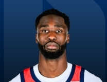 David Dixon with the massive block at the rim