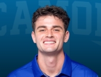 Ian Scott gets up for the rejection