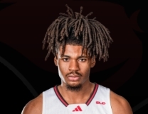 Marcus Glover gets up for the rejection