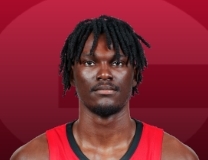 Somtochukwu Cyril rocks the rim with powerful slam