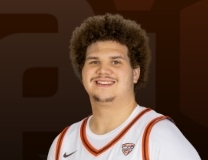 Aiden Goins somehow gets the and-1 to fall