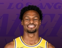 Bronny gets the fading jumper to fall