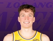 Knecht glides in for a Lakers jam