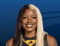 Cordasia Harris with the hoop & harm