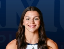 Bailey Kuhns hits the basket vs. Point Park Pioneers