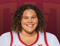 Audi Crooks hits the bucket vs. Kansas Jayhawks