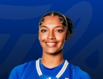 Jade Clack drills shot vs. Florida Gators