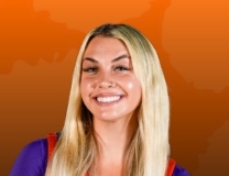 Hannah Kohn beats the buzzer for a Clemson 3