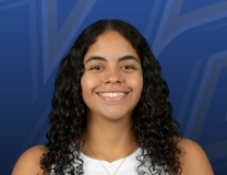 Paloma Garcia hits the shot vs. Fairfield Stags