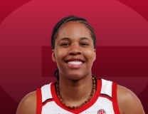 Mia Woolfolk hits the basket vs. VCU Rams