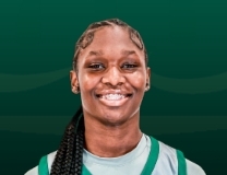 Comari Mitchell with the hoop & harm