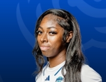 De'Naya Rippey with the hoop & harm