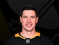 Sidney Crosby slaps home a goal for the Penguins