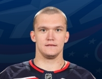 Dmitri Voronkov scores on the power play for Columbus Blue Jackets