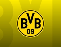 Julian Brandt slots in the goal for Borussia Dortmund